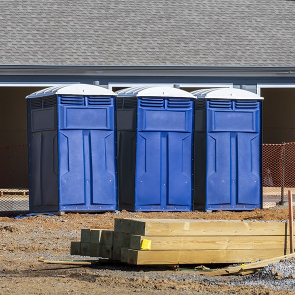 how can i report damages or issues with the portable restrooms during my rental period in Jenera OH